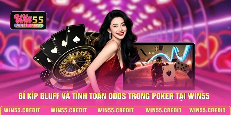 Bí kíp Bluff và tính toán Odds trong Poker tại Win55