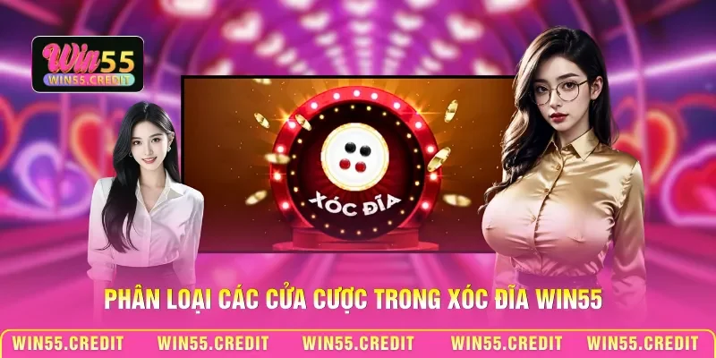 Phân loại các cửa cược trong xóc đĩa Win55